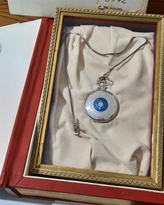 Orologio da tasca Jubileum 2000 in argento 