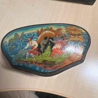 Scatola russa laccata secolo scorso