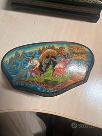 Scatola russa laccata secolo scorso