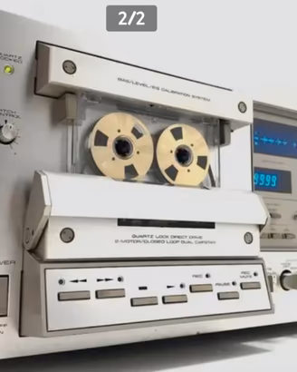 PIONEER CTF 1250  tape deck blue line)TOP di gamma