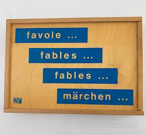 Favole. Gioco in legno 2F