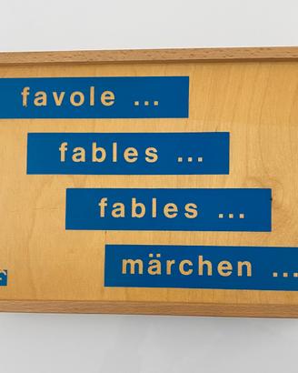 Favole. Gioco in legno 2F