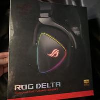 Cuffie Asus Rog Delta + Mouse Asus Rog Gladius II