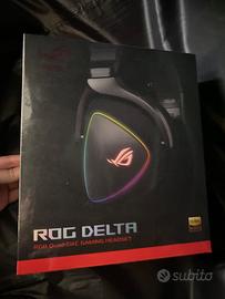 Cuffie Asus Rog Delta + Mouse Asus Rog Gladius II