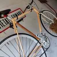 Bicicletta artigianale a scatto fisso perfetta