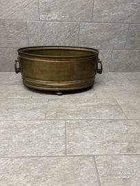 Portafiori in rame e ottone