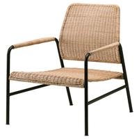 2 Poltrone rattan/antracite