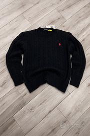 Maglione Polo Ralph Lauren nero e rosso - Taglia S