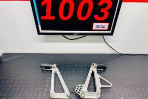 PEDANE POGGIAPIEDI PASSEGGERO DOMINATOR HONDA NX 6