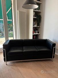 Divano LC2 Le Corbusier 3 Posti Replica Alta Qual.