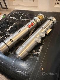 Coppia Else Spade Laser Star Wars in Metallo CNC