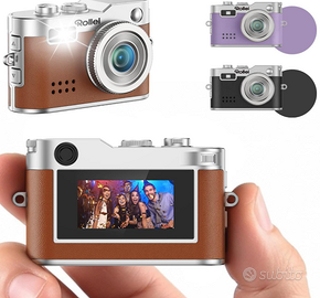 Rollei Mini Fotocamera Digitale Marrone 1080P Picc