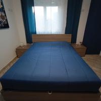 Letto matrimoniale con contenitore 