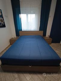 Letto matrimoniale con contenitore 