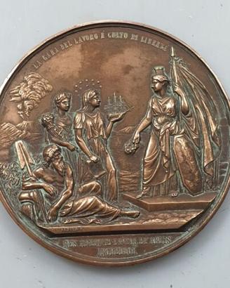 Medaglia Esposizione Intern. Ind. Marittime 1871