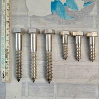 300 Crinotti tirafondo acciaio inox