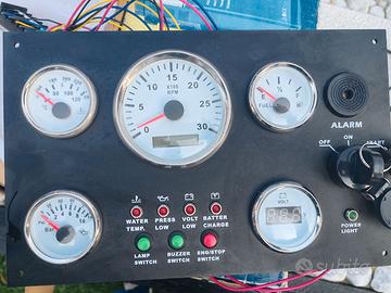 Quadro strumenti per motori diesel vela motore