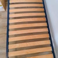 Rete Letto singolo 80x190 con doghe in legno.