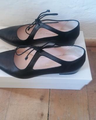 Ballerine francesi in cuoio