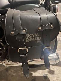 Borse laterali moto in pelle