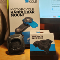 Quad Lock Moto + antivibrazione NUOVO
