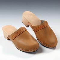 Zoccoli pelle vintage donna 36-37