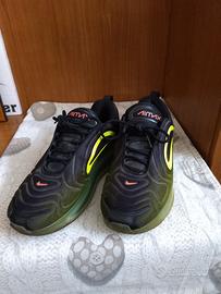 Nike Air Max 720 Black Crimson Volt Neon 