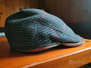cappello Alfonso d'Este lana pied-de-poule tg.60