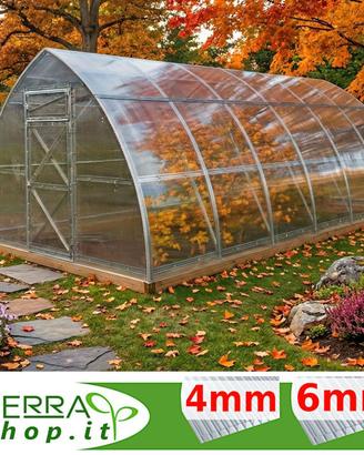 Serra orto tunnel policarbonato giardino piante