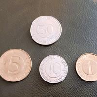 4 MONETE TALLERI SLOVENIA