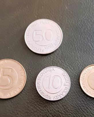 4 MONETE TALLERI SLOVENIA
