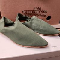 Scarpe Babù 42 tessuto verde