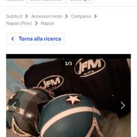 Coppia Caschi omologati Jfm