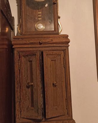 Orologio a Pendolo da Parete in Legno Vintage 