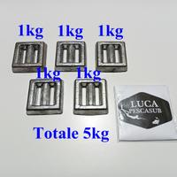 Piombi sub NUOVI artigianali 5pz da 1kg = Tot 5kg