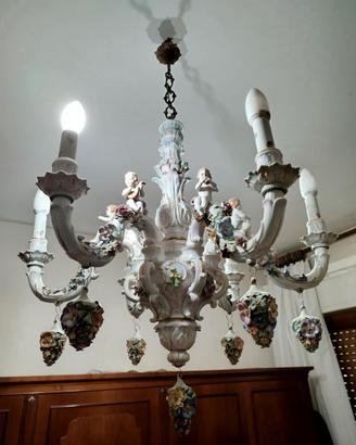 Lampadario porcellana