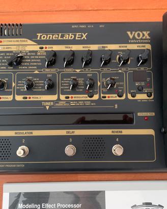 multieffetto valvolare x chitarra VOX Tonelab EX