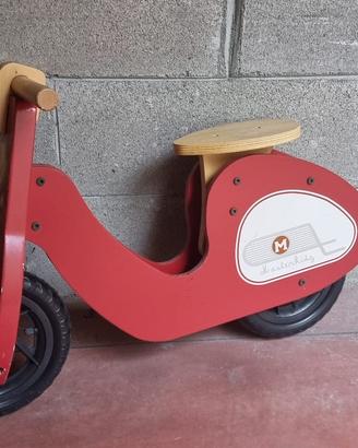 Bici Senza Pedali in Legno vintage - Balance bike