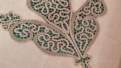 Copriletto in pizzo Cantù 