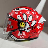 Casco LS2 OF622 Funny II Junior PAWS RED MATT