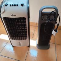 Stufa elettrica e ventilatore