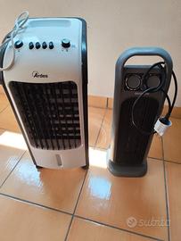 Stufa elettrica e ventilatore