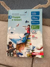 Libro di testo per 1 media mappe e tesori