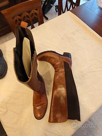 Stivale donna vera pelle