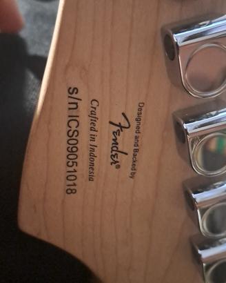 Chitarra fender e amplificatore