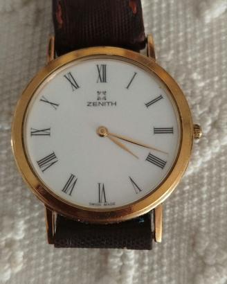 Orologio vintage Zenith anni '90 oro mov. quartz