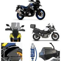 V STROM 1050 800 accessori valigie pedane scarico