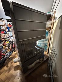 Caminetto montegrappa  a legna angolare