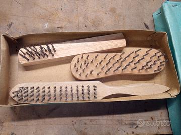 set di spazzole d' acciaio