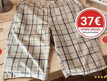 Bermuda a Quadri Royal Blue Brooksfield - Tg. 54